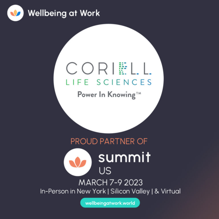 Wellbeing at Work Summit US 2023 featuring Coriell Life Sciences