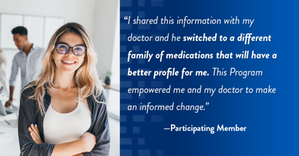 I shared this information with my doctor and he switched to a different family of medications that will have a better profile for me.